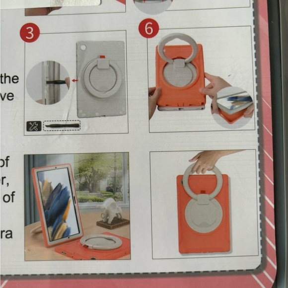 Batyue iPad 10.2 Case, Stand Case, Light Blue And Pink, Bnib - Picture 2 of 6